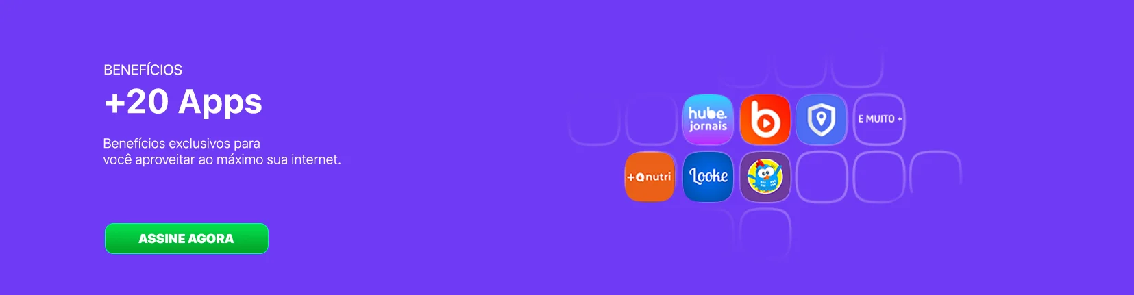 Banner benefícios da Clicknet