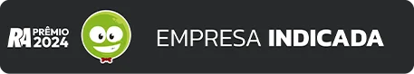 Selo empresa indicada Reclame Aqui